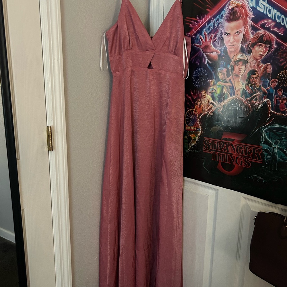 Lulu's Pink Maxi Dress
